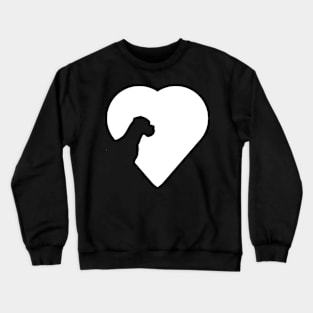 The Heart of the Uncropped Great Dane Love Crewneck Sweatshirt